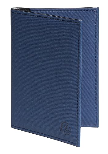 Exacompta - 5105222E – Kombitasche Auto Denim – 4 Schlitze – 2 transparente Hüllen – 14 x 10 cm – Farbe Blau von Exacompta