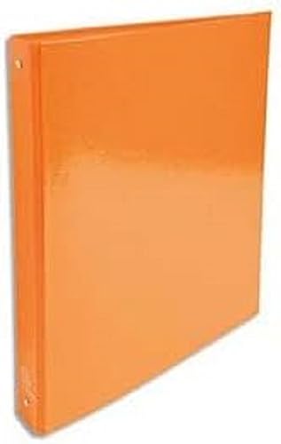 Exacompta 519294E Iderama Ringbuch (beschichteter Karton, A4, 30 mm, 4 Ringe) orange von Exacompta