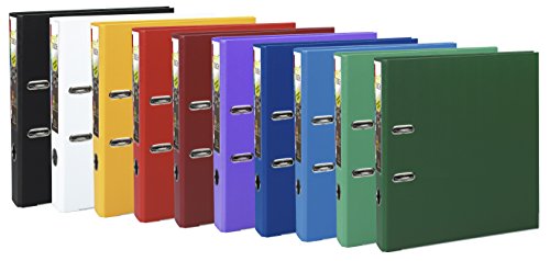 Exacompta 53154E 10er Pack Premium Kunststoff-Ordner Prem´Touch Office. 5 cm schmal DIN A4 MAXI Ringordner Aktenordner Briefordner Büroordner Plastikordner Schlitzordner farbig sortiert Exacompta 53154E 10er Pack Premium Kunststoff-Ordner Prem´Touch Office. 5 cm schmal DIN A4 MAXI Ringordner Aktenordner Briefordner Büroordner Plastikordner Schlitzordner farbig sortiert von Exacompta