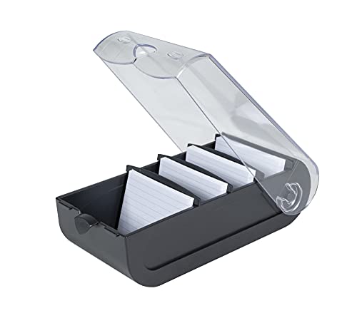 Exacompta 5331423D Lernkartei Bunnybox Schwarz DIN A8 quer inklusive 100 Karteikarten. Originelle Karteikartenbox zum einfachen Vokabeln lernen dank 5-Fächer-Lernsystem für 600 Karteikarten Exacompta 5331423D Lernkartei Bunnybox Schwarz DIN A8 quer inklusive 100 Karteikarten. Originelle Karteikartenbox zum einfachen Vokabeln lernen dank 5-Fächer-Lernsystem für 600 Karteikarten von Exacompta