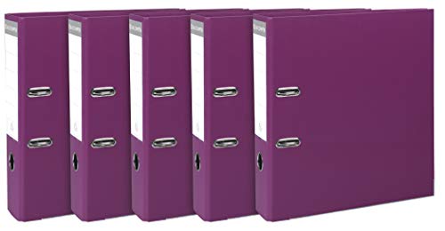 Exacompta 53347SE 5er Pack Premium-Ordner. Made in Germany. Kunststoffbezug außen und innen 8 cm breit DIN A4 MAXI fuchsia Ringordner Aktenordner Briefordner Büroordner Plastikordner Schlitzordner Exacompta 53347SE 5er Pack Premium-Ordner. Made in Germany. Kunststoffbezug außen und innen 8 cm breit DIN A4 MAXI fuchsia Ringordner Aktenordner Briefordner Büroordner Plastikordner Schlitzordner von Exacompta