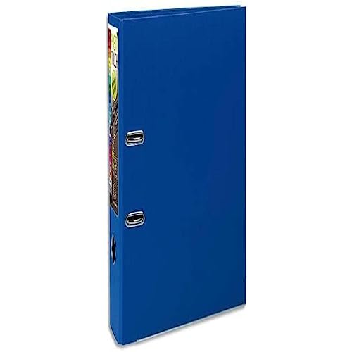 Exacompta 53352E Premium PP-Ordner Prem´Touch. 8 cm breit DIN A4 Kunststoffbezug außen Papierbezug innen Rückenschild austauschbar Ringordner Aktenordner Briefordner Plastikordner dunkelblau von Exacompta