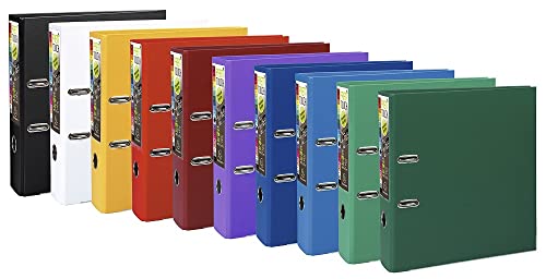 Exacompta 53374E Premium 10er Pack Kunststoff-Ordner Prem´Touch Office. 8 cm breit DIN A4 MAXI Ringordner Aktenordner Briefordner Büroordner Plastikordner Schlitzordner farbig sortiert Exacompta 53374E Premium 10er Pack Kunststoff-Ordner Prem´Touch Office. 8 cm breit DIN A4 MAXI Ringordner Aktenordner Briefordner Büroordner Plastikordner Schlitzordner farbig sortiert von Exacompta