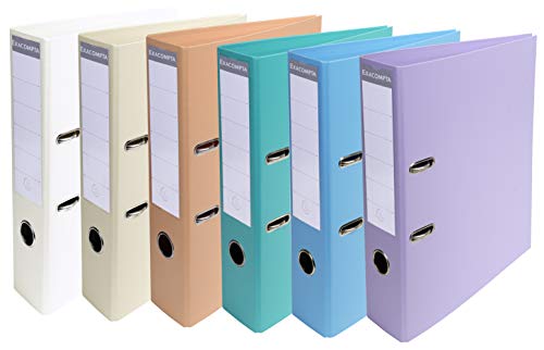 Exacompta 53384E Premium 10er Pack Kunststoff-Ordner Prem´Touch Trend. 8 cm breit DIN A4 MAXI Ringordner Aktenordner Briefordner Büroordner Plastikordner Schlitzordner farbig sortiert Exacompta 53384E Premium 10er Pack Kunststoff-Ordner Prem´Touch Trend. 8 cm breit DIN A4 MAXI Ringordner Aktenordner Briefordner Büroordner Plastikordner Schlitzordner farbig sortiert von Exacompta