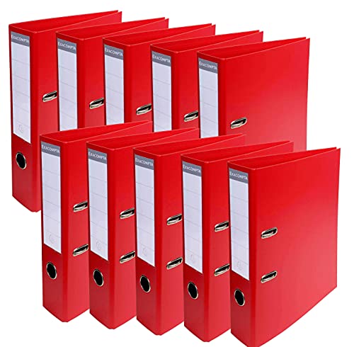 Exacompta 53745E segregator Premium 10 sztuk Prem´Touch A4 szeroki grzbiet 7 cm segregator na dokumenty segregator biurowy segregator szczelinowy kolor czerwony Exacompta 53745E segregator Premium 10 sztuk Prem´Touch A4 szeroki grzbiet 7 cm segregator na dokumenty segregator biurowy segregator szczelinowy kolor czerwony von Exacompta