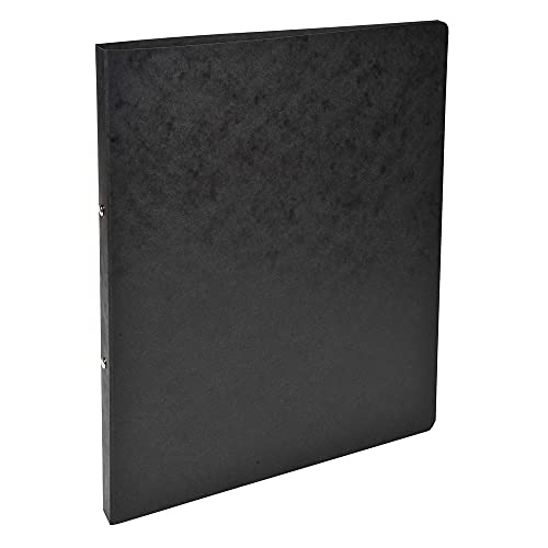 Exacompta 54251E Ringbuch (Manila-Karton, 400g, 2 Ringe, Rücken 20 mm, DIN A4) 1 Stück schwarz von Exacompta