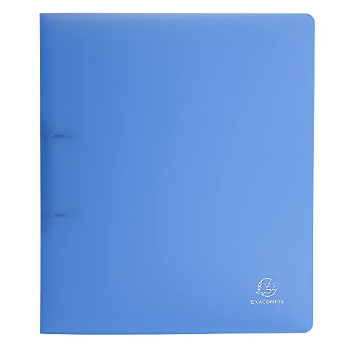 Exacompta - Ref. 54362E – Packung mit 5 halbfesten Ordnern PP Chromalin – 2 runde Ringe, Durchmesser 30 mm – Rücken 40 mm – Außenmaße 32 x 26,8 cm – Format A4 Maxi – Farbe Blau Exacompta - Ref. 54362E – Packung mit 5 halbfesten Ordnern PP Chromalin – 2 runde Ringe, Durchmesser 30 mm – Rücken 40 mm – Außenmaße 32 x 26,8 cm – Format A4 Maxi – Farbe Blau von Exacompta