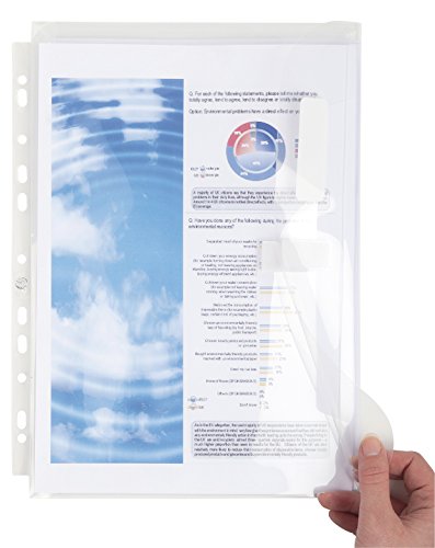 Exacompta 5505E 10er Pack Premium PP-Kunststoff Prospekthüllen. Für DIN A4 transparent glasklar seitlich offen Klarsichtfolie Plastikhülle Klarsichthülle ideal für Ordner Ringbücher und Hefter Exacompta 5505E 10er Pack Premium PP-Kunststoff Prospekthüllen. Für DIN A4 transparent glasklar seitlich offen Klarsichtfolie Plastikhülle Klarsichthülle ideal für Ordner Ringbücher und Hefter von Exacompta