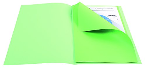 Exacompta 55541E Mappen-Set aus 50 einfachen Mappen 180 g/m² und 100 Innenmappen aus dünnem Papier 60 g/m² pastellfarben von Exacompta