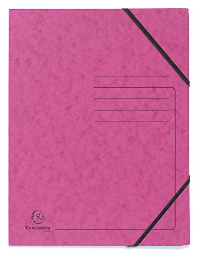 Exacompta 555420E 5er Pack Premium Eckspanner-Mappe. Made in Germany. Aus extra starkem Colorspan-Karton DIN A4 mit 2 Gummizügen Sammelmappe Dokumentenmappe ideal für Büro und Schule rosa Exacompta 555420E 5er Pack Premium Eckspanner-Mappe. Made in Germany. Aus extra starkem Colorspan-Karton DIN A4 mit 2 Gummizügen Sammelmappe Dokumentenmappe ideal für Büro und Schule rosa von Exacompta