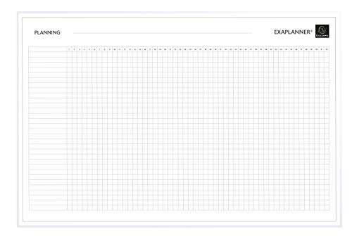 Exacompta 57160E Magnetischer Planer "Projekt", 90x59 cm, praktisch und ideal für Ihre Organisation, 1 Stück von Exacompta