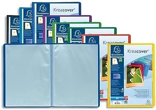 Exacompta 5740E Sichtmappe KeaCover aus Kunststoff DIN A4 mit 40 Klarsichthüllen, 80 Sichten, perfekt für die Schule und das Büro Aktenhülle, Prospekthülle, 1 Stück Zufallsfarbe Exacompta 5740E Sichtmappe KeaCover aus Kunststoff DIN A4 mit 40 Klarsichthüllen, 80 Sichten, perfekt für die Schule und das Büro Aktenhülle, Prospekthülle, 1 Stück Zufallsfarbe von Exacompta