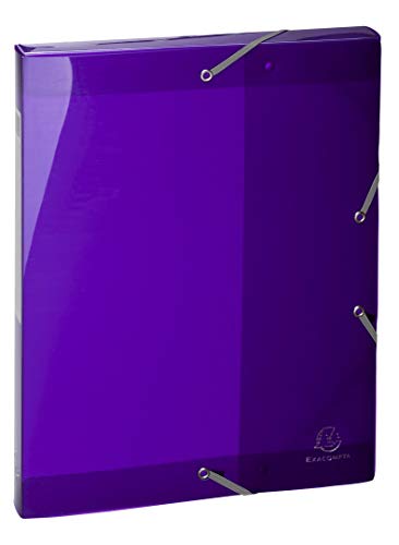 Exacompta 59676E Sammelbox Iderama mit Gummizug 25 mm breit aus Kunststoff mit Rückenschild für DIN A4 Archivbox Heftbox Dokumentenbox Zeichenbox Sammelmappe violett Exacompta 59676E Sammelbox Iderama mit Gummizug 25 mm breit aus Kunststoff mit Rückenschild für DIN A4 Archivbox Heftbox Dokumentenbox Zeichenbox Sammelmappe violett von Exacompta