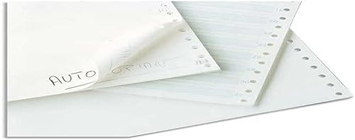Exacompta 62422E Computerpapier 1000 Blatt selbstdurchschreibend 240mm x 12" 1-lagig, Mikroperforation, 2 Seiten, abnehmbare Caroll-Bänder Weiß Exacompta 62422E Computerpapier 1000 Blatt selbstdurchschreibend 240mm x 12" 1-lagig, Mikroperforation, 2 Seiten, abnehmbare Caroll-Bänder Weiß von Exacompta