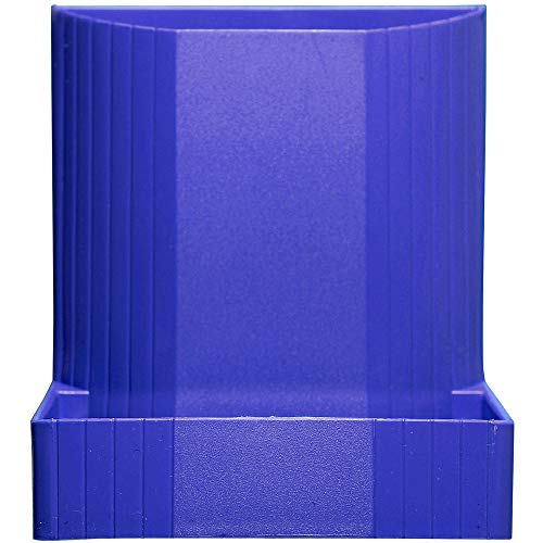 Exacompta 675101D Premium Stiftehalter Mini-Octo aus Recycling-Kunststoff für mehr Ordnung auf dem Schreibtisch Blauer Engel Stifteköcher Stiftebox Aufbewahrungsbox Organizer kobaltblau von Exacompta
