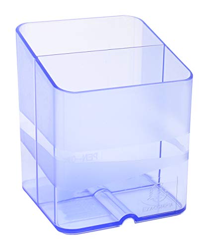 Exacompta 67710D 10er Pack Premium Stiftehalter Pen-Cube mit 2 Fächern für mehr Ordnung auf dem Schreibtisch Stifteköcher Stiftebox Aufbewahrungsbox Organizer eisblau transparent Exacompta 67710D 10er Pack Premium Stiftehalter Pen-Cube mit 2 Fächern für mehr Ordnung auf dem Schreibtisch Stifteköcher Stiftebox Aufbewahrungsbox Organizer eisblau transparent von Exacompta