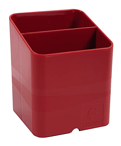Exacompta 67718D 10er Pack Premium Stiftehalter Pen-Cube mit 2 Fächern für mehr Ordnung auf dem Schreibtisch Stifteköcher Stiftebox Aufbewahrungsbox Organizer karminrot Exacompta 67718D 10er Pack Premium Stiftehalter Pen-Cube mit 2 Fächern für mehr Ordnung auf dem Schreibtisch Stifteköcher Stiftebox Aufbewahrungsbox Organizer karminrot von Exacompta