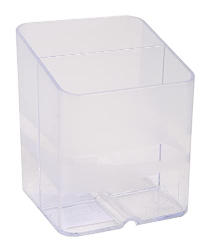 Exacompta 67723D Premium Stiftehalter Pen-Cube mit 2 Fächern für mehr Ordnung auf dem Schreibtisch Stifteköcher Stiftebox Aufbewahrungsbox Organizer kristall Exacompta 67723D Premium Stiftehalter Pen-Cube mit 2 Fächern für mehr Ordnung auf dem Schreibtisch Stifteköcher Stiftebox Aufbewahrungsbox Organizer kristall von Exacompta
