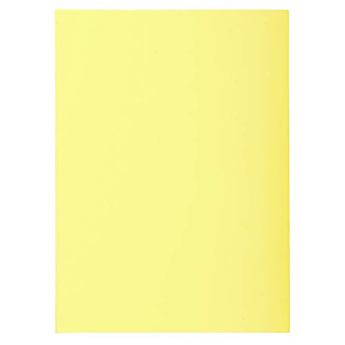 Exacompta 850005E Aktendeckel Packung (22 x 31cm, ideal zum Schutz Ihre Dokumente in Format DIN A4, 21 x 29,7 cm) 250er Pack gelb von Exacompta
