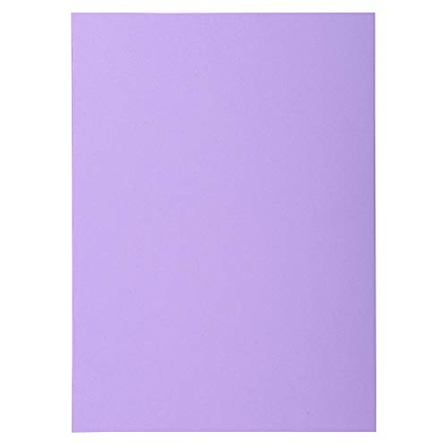 Exacompta 850016E Aktendeckel Packung (22 x 31cm, ideal zum Schutz Ihre Dokumente in Format DIN A4, 21 x 29,7 cm) 250er Pack violett von Exacompta