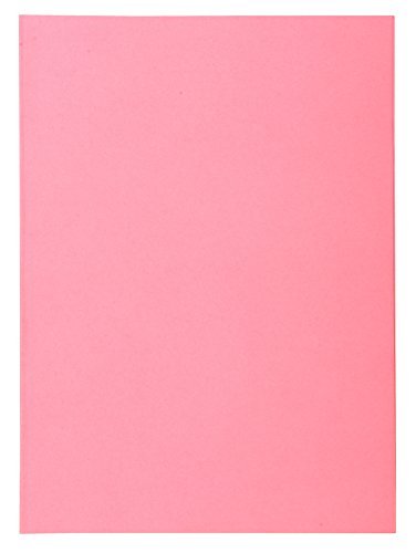 Exacompta 850103E Aktendeckel Packung (22 x 31cm, ideal zum Schutz Ihre Dokumente in Format DIN A4, 21 x 29,7 cmm) 100er Pack rosa von Exacompta