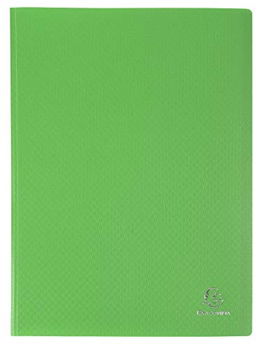 Exacompta 8883E Sichtmappe Opak PP blickdicht, 24 x 32 cm, für DIN A4, 80 Kristallhüllen, hohe Transparenz, 1 Stück, grün Exacompta 8883E Sichtmappe Opak PP blickdicht, 24 x 32 cm, für DIN A4, 80 Kristallhüllen, hohe Transparenz, 1 Stück, grün von Exacompta