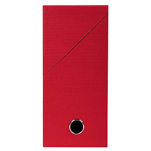 Exacompta - 89425E - 1 Transferbox aus Gewebepapier - Rücken 120 mm - mit Metallöse - für DIN A4 - Maße 25,5 x 34 x 12 cm - Farbe Rot - fertig montiert Exacompta - 89425E - 1 Transferbox aus Gewebepapier - Rücken 120 mm - mit Metallöse - für DIN A4 - Maße 25,5 x 34 x 12 cm - Farbe Rot - fertig montiert von Exacompta