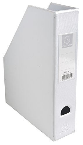Exacompta 90157E 10er Pack Stehsammler DIN A4 7cm breit aus festem Karton mit PVC Bezug und aufgeklebtem Rückenschild und Griffloch perfekt zur Aufbewahrung von Zeitschriften Katalogen weiß Exacompta 90157E 10er Pack Stehsammler DIN A4 7cm breit aus festem Karton mit PVC Bezug und aufgeklebtem Rückenschild und Griffloch perfekt zur Aufbewahrung von Zeitschriften Katalogen weiß von Exacompta