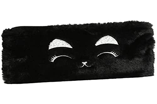 Exacompta - 99048821E - Federmäppchen/Tasche - Synthetik und weich im Griff - Stickdetails - 22 cm x 21 cm - Fellmotiv - Farbe schwarz von Exacompta