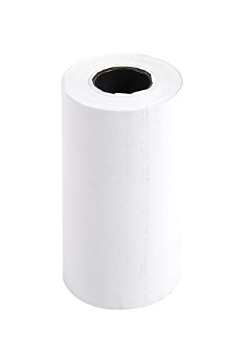 Exacompta - Art.-Nr. 43642E - Karton mit 120 Spulen für Kreditkarten - Breite 57 mm x Durchmesser 30 mm - 12 mm Dorn - 1-lagig Thermolaß 55g/m² phenolfrei - Meterware (+/-2m): 9 m - weiß von EXACOMPTA