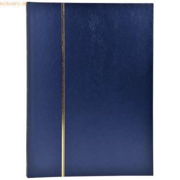 Exacompta Briefmarkenalbum 22,5x30,5cm 48 Seiten blau von Exacompta