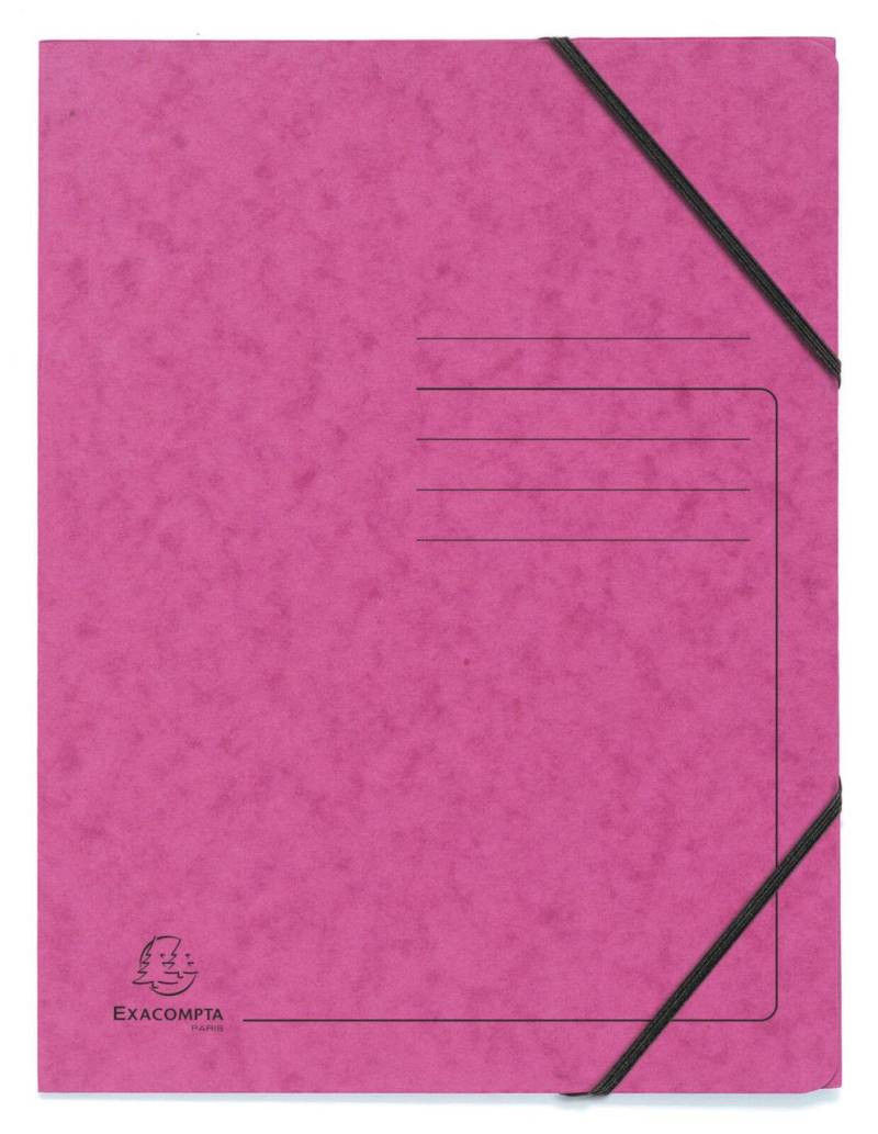 Exacompta Eckspanner DIN A4 pink von Exacompta