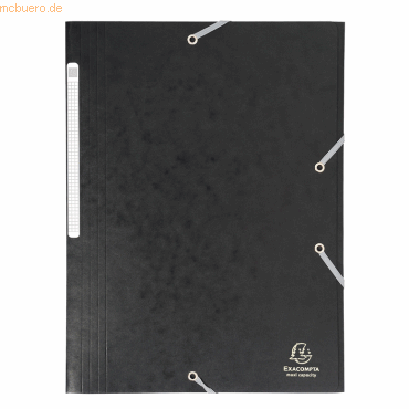 Exacompta Eckspannmappe Nature Future A4 425g/qm schwarz Exacompta Eckspannmappe Nature Future A4 425g/qm schwarz von Exacompta