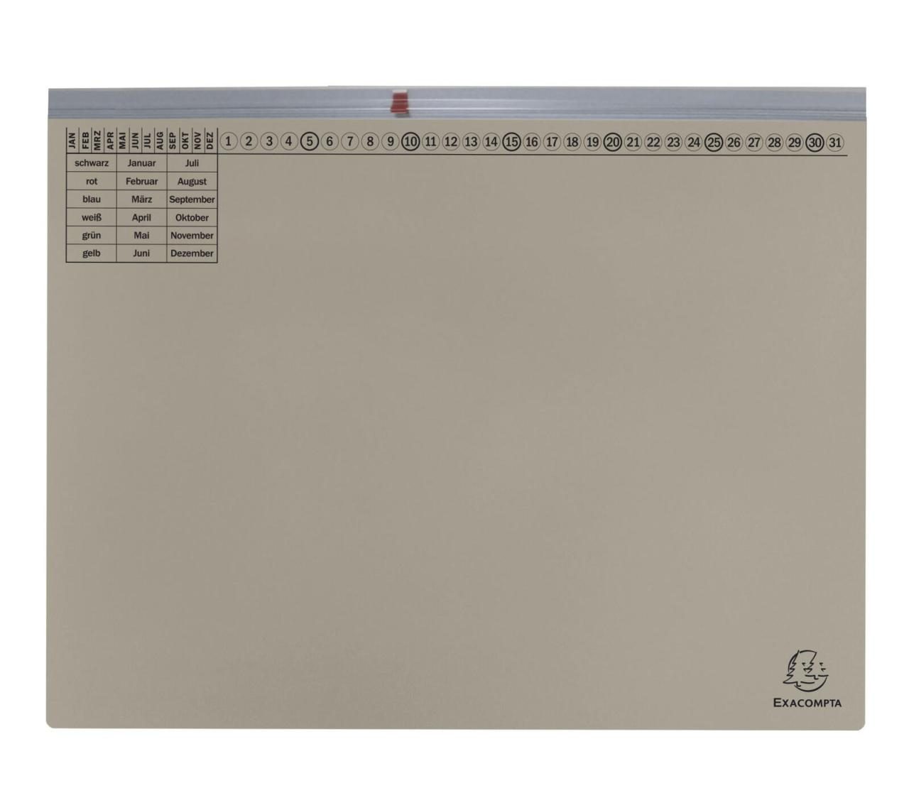 Exacompta Exaflex Premium Hängehefter kaufmännische Heftung DIN A4 grau Exacompta Exaflex Premium Hängehefter kaufmännische Heftung DIN A4 grau von Exacompta