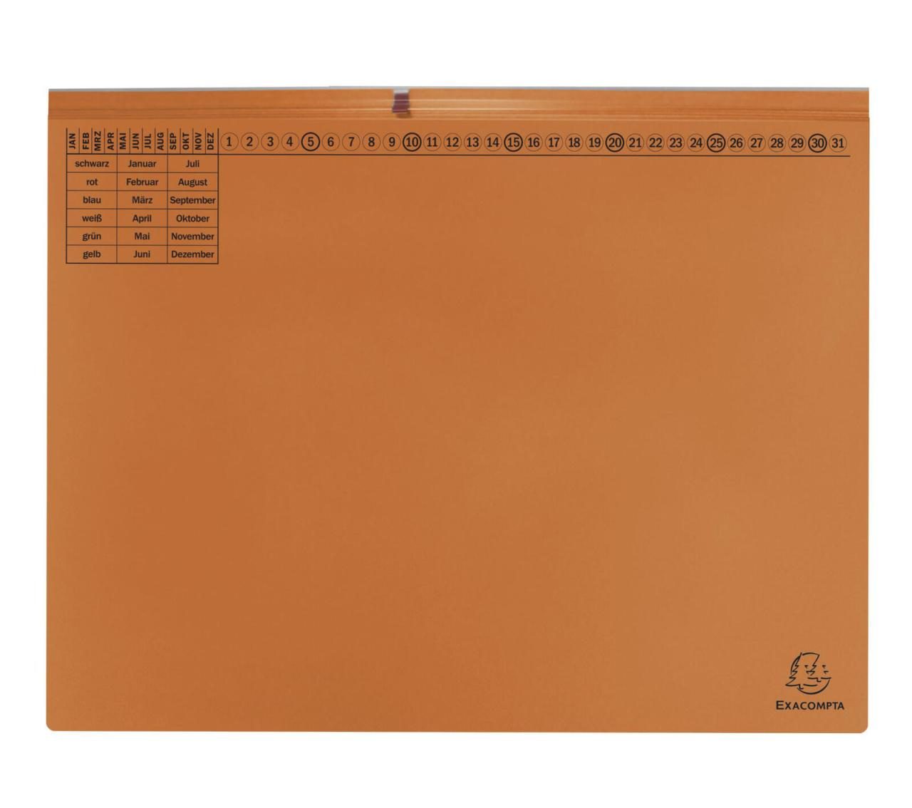 Exacompta Exaflex Premium Hängehefter kaufmännische Heftung DIN A4 orange von Exacompta
