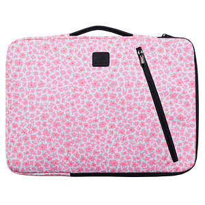 Exacompta Laptophülle Liberty Kunstfaser rosa bis 40,6 cm (16 Zoll) von Exacompta