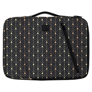 Exacompta Laptophülle Neo Deco Kunstfaser schwarz bis 40,6 cm (16 Zoll) von Exacompta