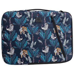 Exacompta Laptophülle Savana Kunstfaser blau bis 40,6 cm (16 Zoll) von Exacompta