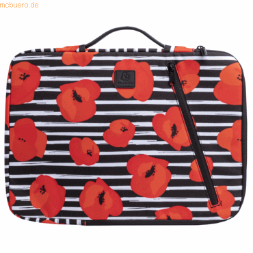 Exacompta Laptoptasche Sleeve 17313E für15Zoll-16Zoll Mohnblume von Exacompta