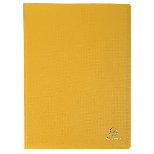 Exacompta - OPAK 8569E – 1 Sichtbuch OPAK – 60 entspiegelte Hüllen mit genarbter Oberfläche – 120 Seiten – für A4-Format – Maße 24 x 32 cm – weicher Polypropylen-Einband – Farbe Gelb Exacompta - OPAK 8569E – 1 Sichtbuch OPAK – 60 entspiegelte Hüllen mit genarbter Oberfläche – 120 Seiten – für A4-Format – Maße 24 x 32 cm – weicher Polypropylen-Einband – Farbe Gelb von Exacompta
