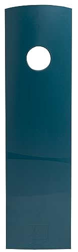 Exacompta - Ref. 18228D – 1 Zeitschriftenständer MAG-CUBE Neo Déco, Zeitschriftensammler, Ablage für Dokumente, Kataloge, Zeitschriften, Breite 8,2 cm, für Formate A4 und A4 Maxi – Farbe: Entenblau von Exacompta