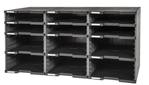Exacompta 385714D Ablagesystem Modulodoc mit 12 Schubladen "6 Normal" und "6 Jumbo" schwarz/dunkelgrau Exacompta 385714D Ablagesystem Modulodoc mit 12 Schubladen "6 Normal" und "6 Jumbo" schwarz/dunkelgrau von Exacompta