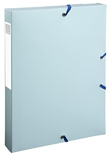 Exacompta - Ref. 59140E - 1 Ordner mit Gummibändern Bee Blue - aus recyceltem Polypropylen - Rücken 4 cm - Maße 25 x 33 cm - für A4 - zufällige Farben - fertig montiert Exacompta - Ref. 59140E - 1 Ordner mit Gummibändern Bee Blue - aus recyceltem Polypropylen - Rücken 4 cm - Maße 25 x 33 cm - für A4 - zufällige Farben - fertig montiert von Exacompta