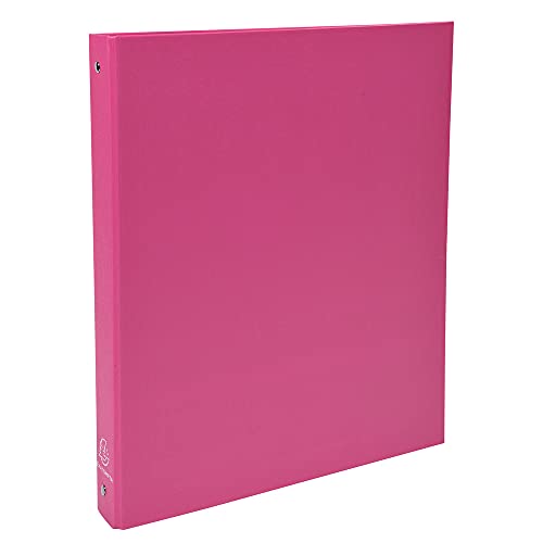 Exacompta - Ref.51365E - Karton mit 20 starren Ordnern aus PP - 4 runde Ringe Durchmesser 30 mm - Rücken 40 mm - Außenmaße 32 x 26 cm - Format A4 - Farbe: Rosa von EXACOMPTA