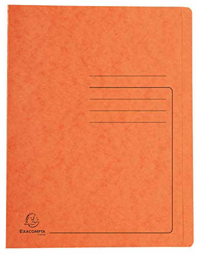 Exacompta - Ref. 39994E – Karton mit 25 Dokumentenmappen Iderama aus Hochglanzkarton 355 g/m² – FSC®-zertifizierte Mappe – Maße 24 x 32 cm für Dokumente im Format A4 – Farbe Orange Exacompta - Ref. 39994E – Karton mit 25 Dokumentenmappen Iderama aus Hochglanzkarton 355 g/m² – FSC®-zertifizierte Mappe – Maße 24 x 32 cm für Dokumente im Format A4 – Farbe Orange von EXACOMPTA