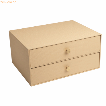 Exacompta Schubladenbox Office by me 30602E 2 Schübe A4 Maxi beige von Exacompta