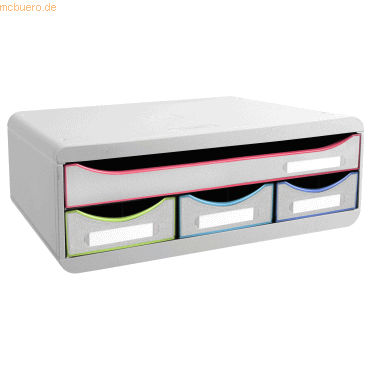 Exacompta Schubladenbox TOOLBOX MINI 319913D 4 Schübe harlekin/weiß Exacompta Schubladenbox TOOLBOX MINI 319913D 4 Schübe harlekin/weiß von Exacompta