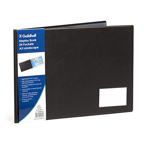 Exacompta Sichtmappe mit Deckel PVC, DIN A3 quer 24 Hüllen Goldline, 1 Stück schwarz Exacompta Sichtmappe mit Deckel PVC, DIN A3 quer 24 Hüllen Goldline, 1 Stück schwarz von Exacompta