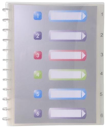 Exacompta Sichtmappe mit Ringen Polypropylen, DIN A4 30 Hüllen, kristall Exacompta Sichtmappe mit Ringen Polypropylen, DIN A4 30 Hüllen, kristall von Exacompta