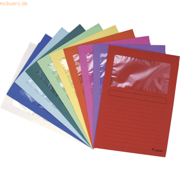Exacompta Sichtmappen Forever A4 VE=10 Stück farbig sortiert Exacompta Sichtmappen Forever A4 VE=10 Stück farbig sortiert von Exacompta